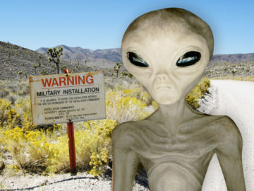 Alien in Area 51