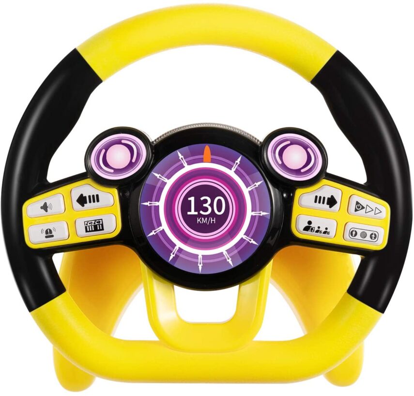 travel steering wheel toy