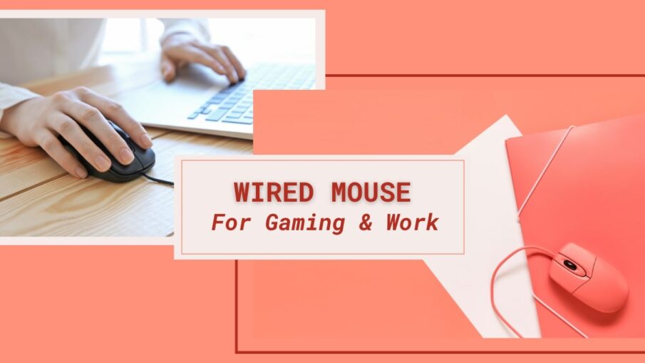 Wired Mouse For Gaming & Work