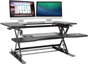 Halter Black Adjustable Studio Desk  