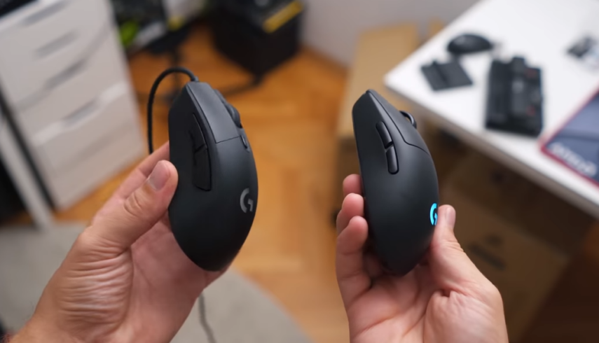 Logitech G PRO mouse wired vs wireless